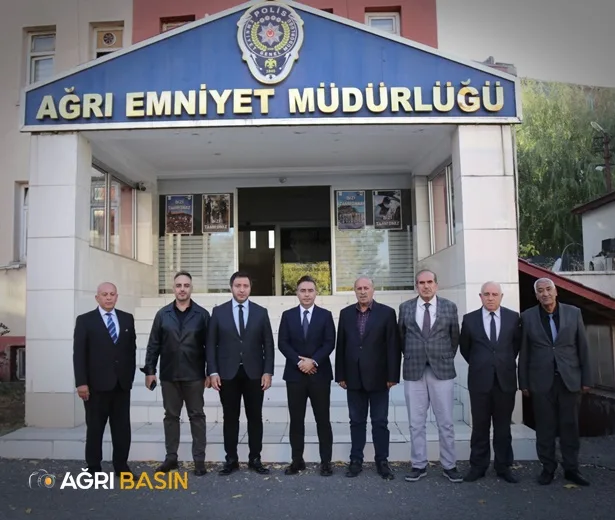 Kürşad Erdoğan'dan Ağrı Emniyet Müdürü Göksel Önder’e Ziyaret