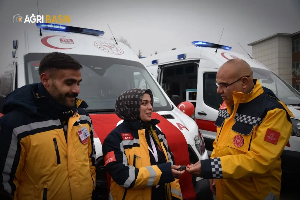 Ağrı 112 filosu 7 yeni ambulansla güçlendirildi