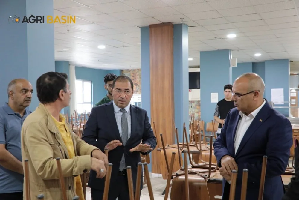 Vali Mustafa Koç, KYK Yurtlarındaki Çalışmaları İnceledi