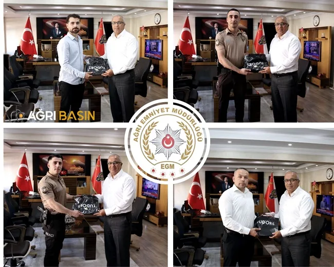 Ağrı'da Emniyet Personeline Ödül Töreni