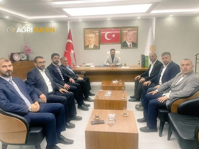 Diyanet-SEN Ağrı Şubesi'nden AK Parti İl Başkanı Dr. İlhami Yıldız'a Ziyaret