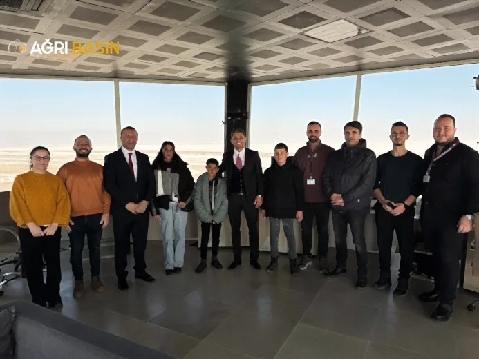 Hayali Pilotluk olan Öğrencilerden Havalimanı Ziyareti