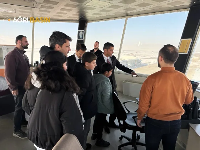Hayali Pilotluk olan Öğrencilerden Havalimanı Ziyareti