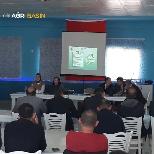 Patnos’ta okul müdürleri ile proje toplantısı
