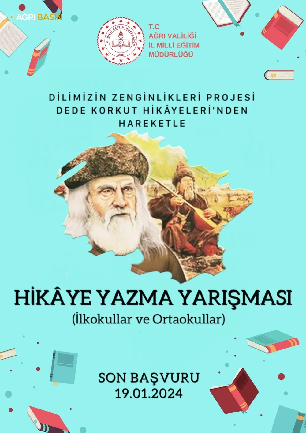 Ağrı’da öğrenciler Dilimizin Zenginlikleri projesi kapsamında yarışacak