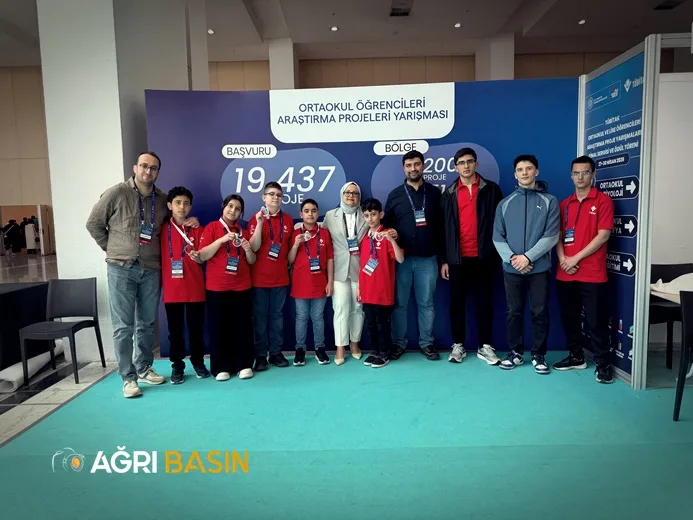 Ağrı BİLSEM’in Bilim Elçilerinden Türkiye Derecesi!