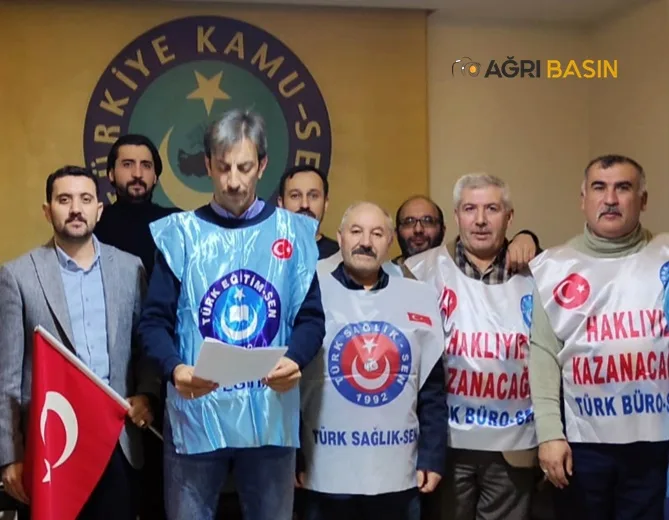 Türkiye Kamu-Sen'den Ağrı'dan Tepki: "Ek Zamsız Refah Olmaz"