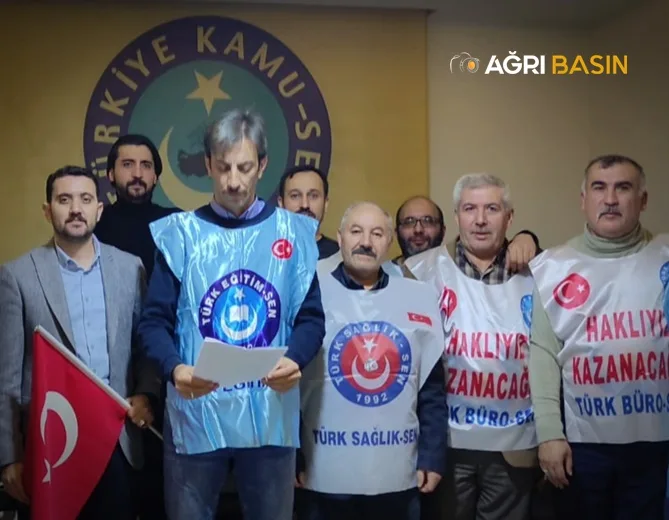 Türkiye Kamu-Sen Ağrı İl Temsilciliği: “18 Ağustos’ta İş Bırakıyoruz”