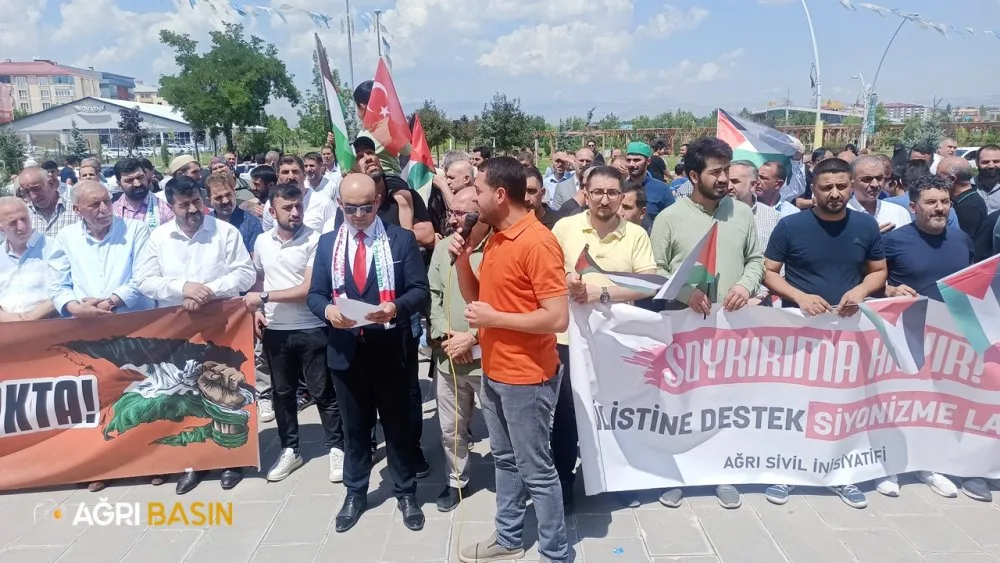 İsmail Heniyye için Ağrı'da gıyabi cenaze namazı kılındı
