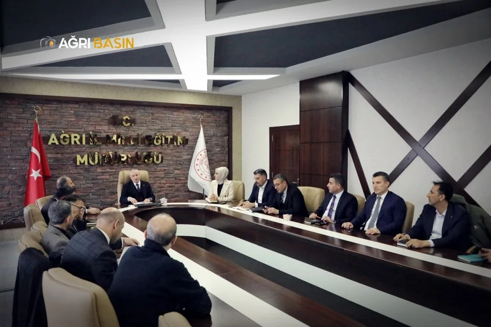 Ağrı’da eğitim için kritik toplantı: Yeni hedefler Belirlendi