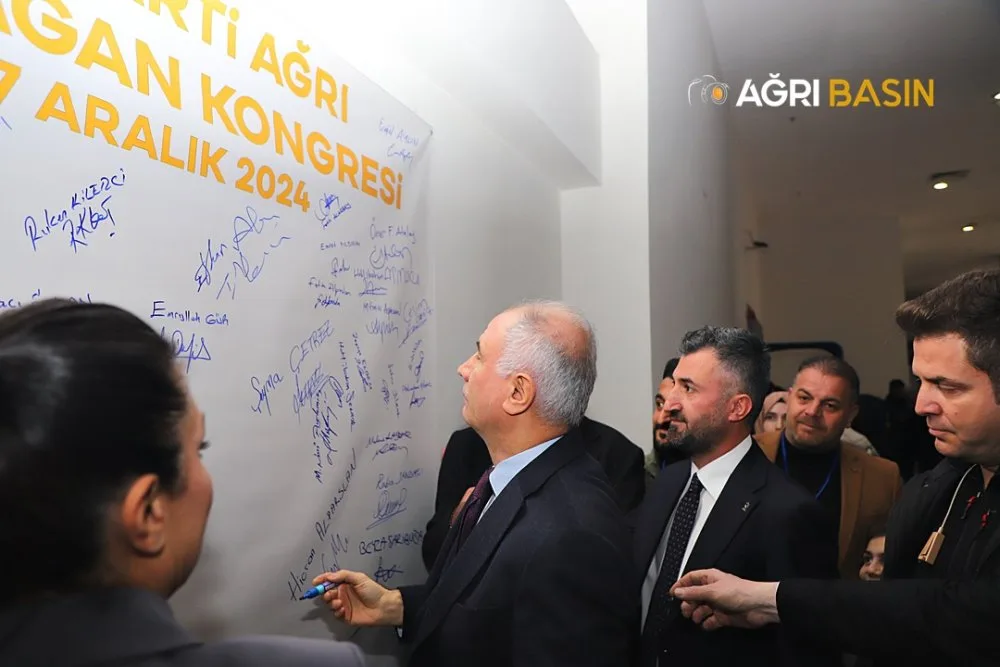AK Parti Ağrı İl Başkanlığı’ndan Görkemli Kongre