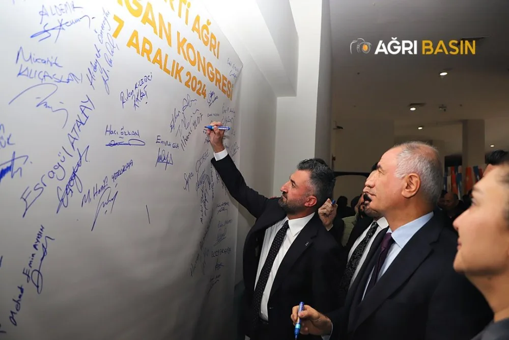 AK Parti Ağrı İl Başkanlığı’ndan Görkemli Kongre