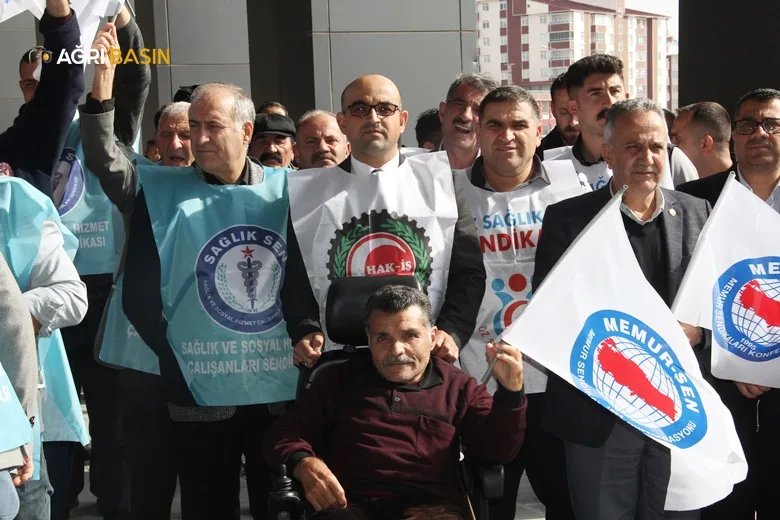 Sağlık-Sen Ağrı Şubesinden Filistin'e Destek Açıklaması