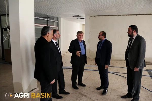 Ağrı’da Yapımı Devam Eden ‘Merkez Camii’ Hızla Yükseliyor