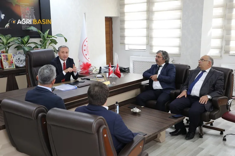 Kökrek’ten Doğubayazıt İlçe Milli Eğitim Müdürü Şen’e ziyareti
