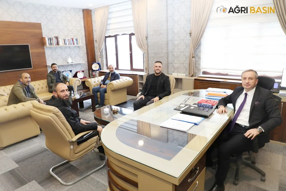 Ağrı Çalışan Gazeteciler Cemiyetinden Kökrek’e ziyaret