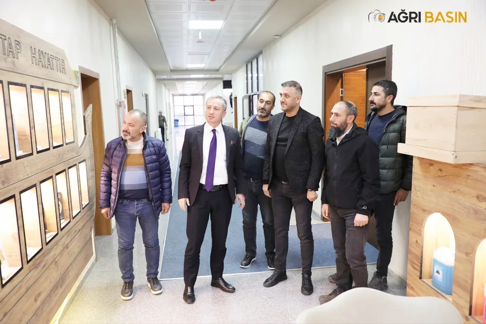 Ağrı Çalışan Gazeteciler Cemiyetinden Kökrek’e ziyaret