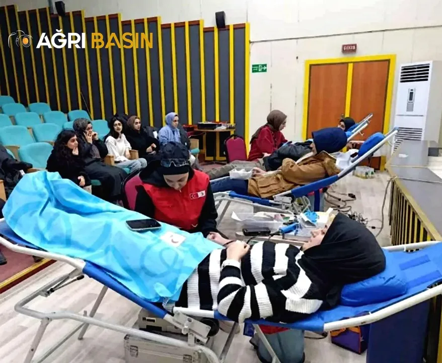 Ağrı’da 6 Şubat Depreminin Yıl Dönümünde Kan Bağışı Kampanyası