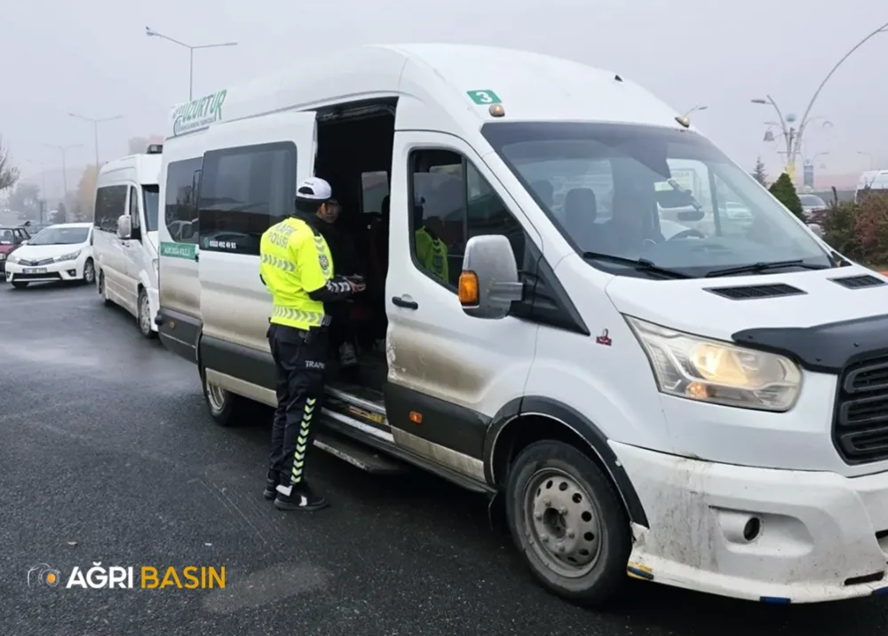 Ağrı’da Öğrenci Servis Denetimleri Sıkılaştırıldı