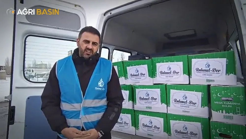 Ağrı Rahmet-Der Doğubayazıt’ta 150 Aileye Gıda Yardımı
