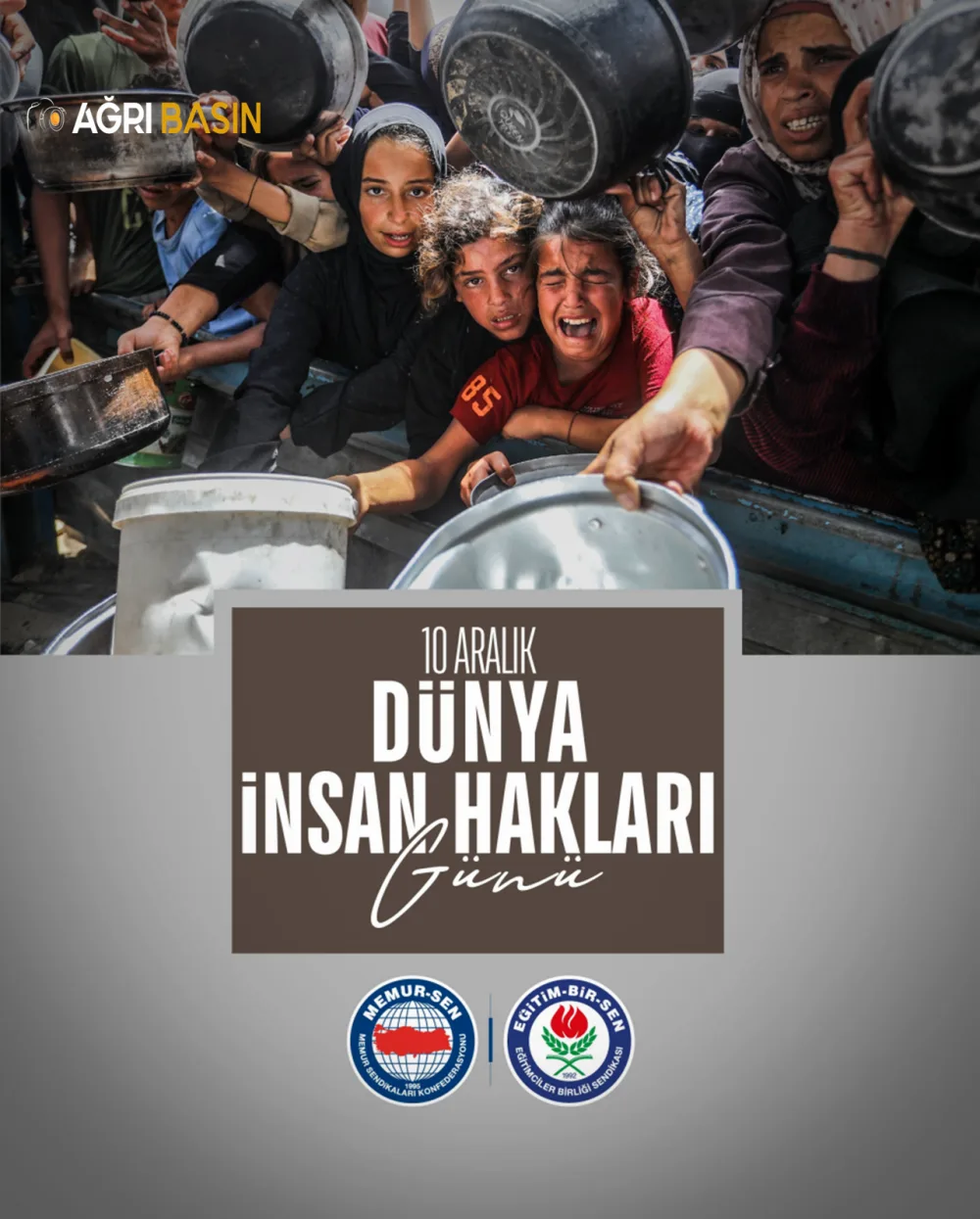 Eğitim-Bir-Sen Ağrı’dan “İnsan Hakları”na Sert Çıkış