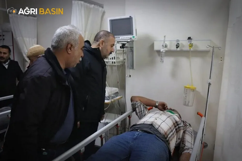 Fevzi Sayan'dan Yaralı Vatandaşlara Geçmiş Olsun Ziyareti