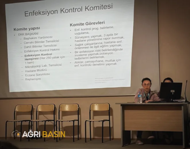 Patnos’ta Hastane Enfeksiyonlarına Karşı Önemli Eğitim