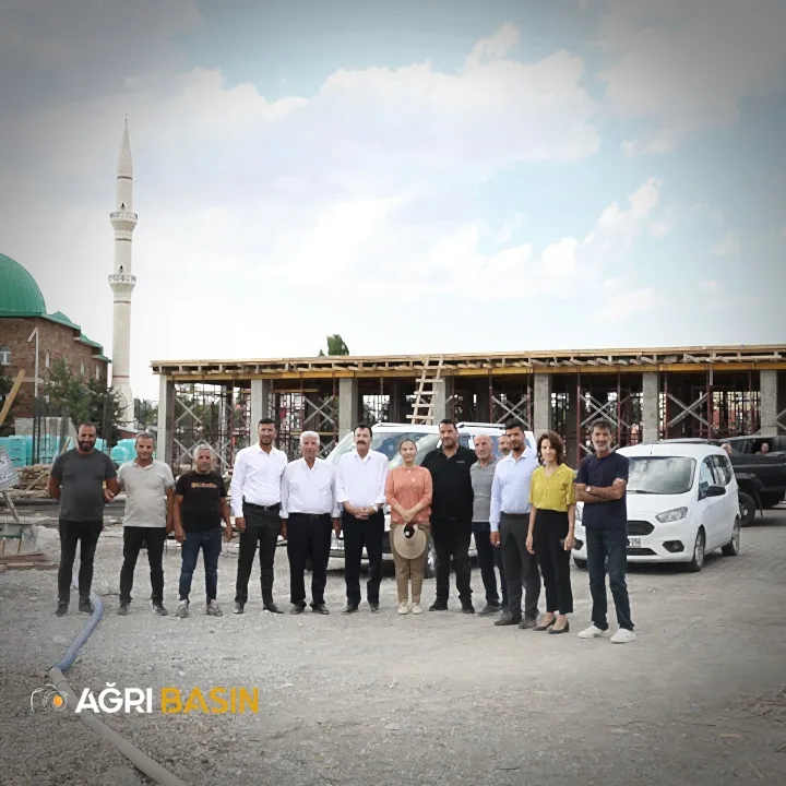 Ağrı’da Kent Meydanı ve İtfaiye Binası Yükseliyor