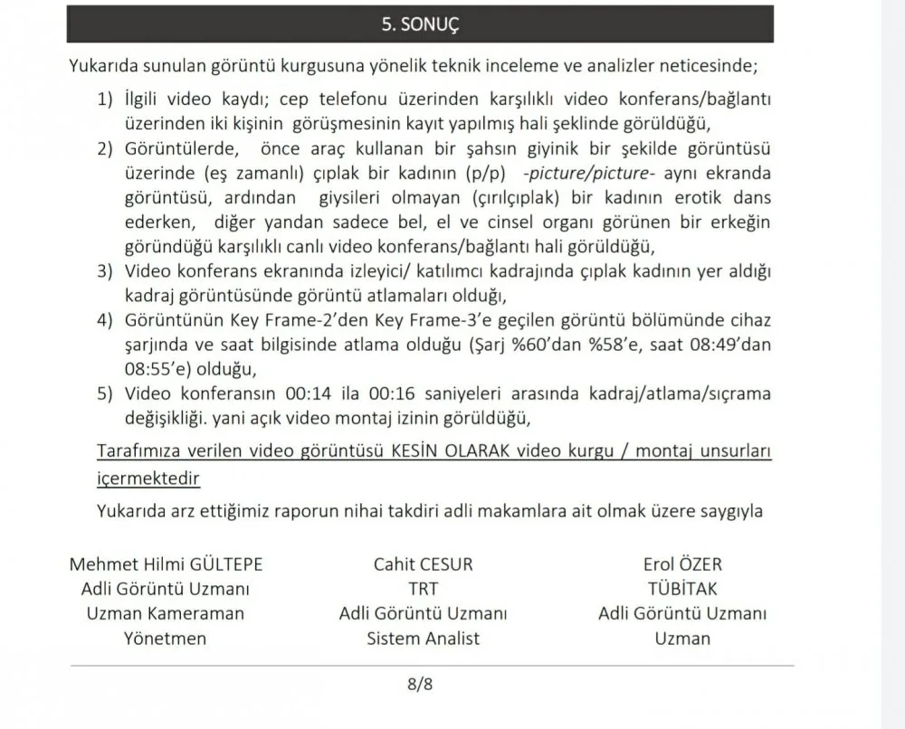 Mehmet Nuri Yıldız'a Yapılan Kaset Kumpası Asılsız Çıktı!