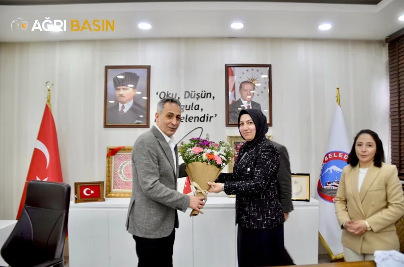 Ağrı Milli Eğitim ARGE Biriminden Başkan Karadoğan'a ziyaret