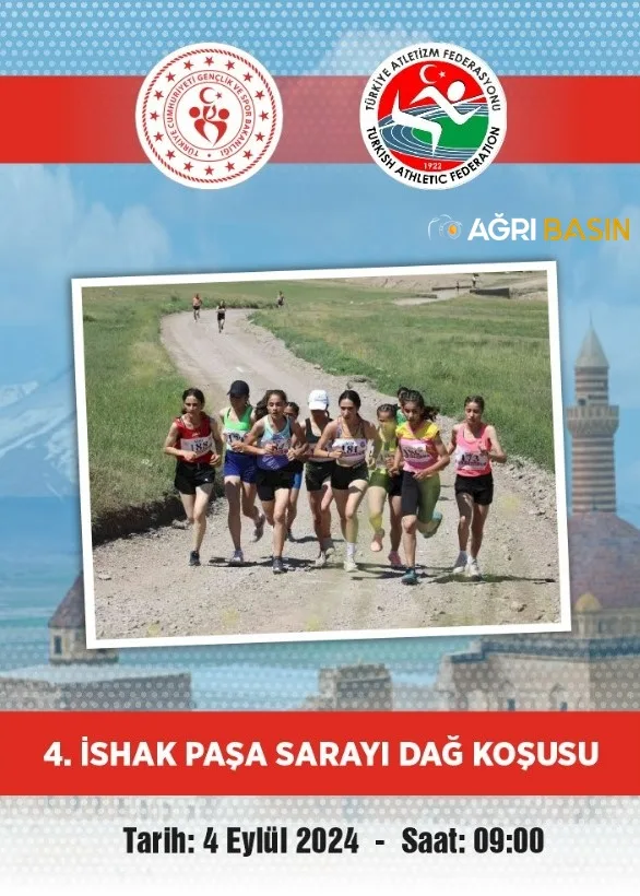 Ağrı'da 4. İshak Paşa Sarayı Dağ Koşusu Başlıyor