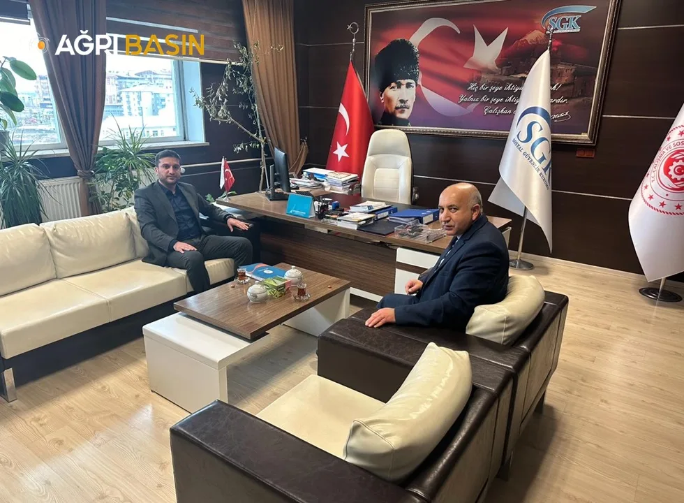 Büro Memur-Sen Ağrı Şube Başkanı Emrah Yıldız'dan Kurum Amirlerine Ziyaret