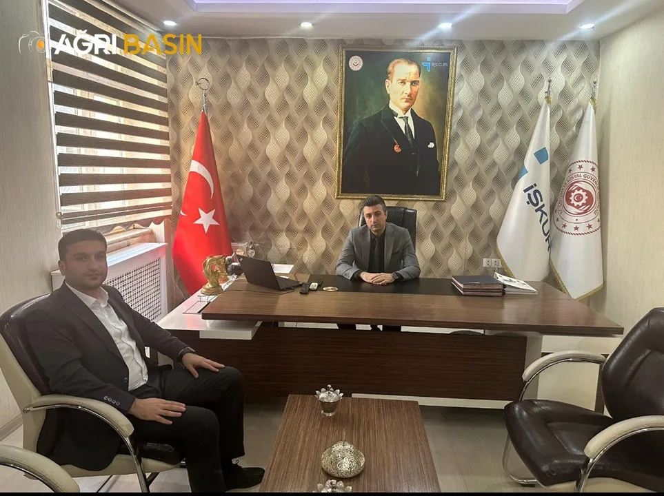 Büro Memur-Sen Ağrı Şube Başkanı Emrah Yıldız'dan Kurum Amirlerine Ziyaret