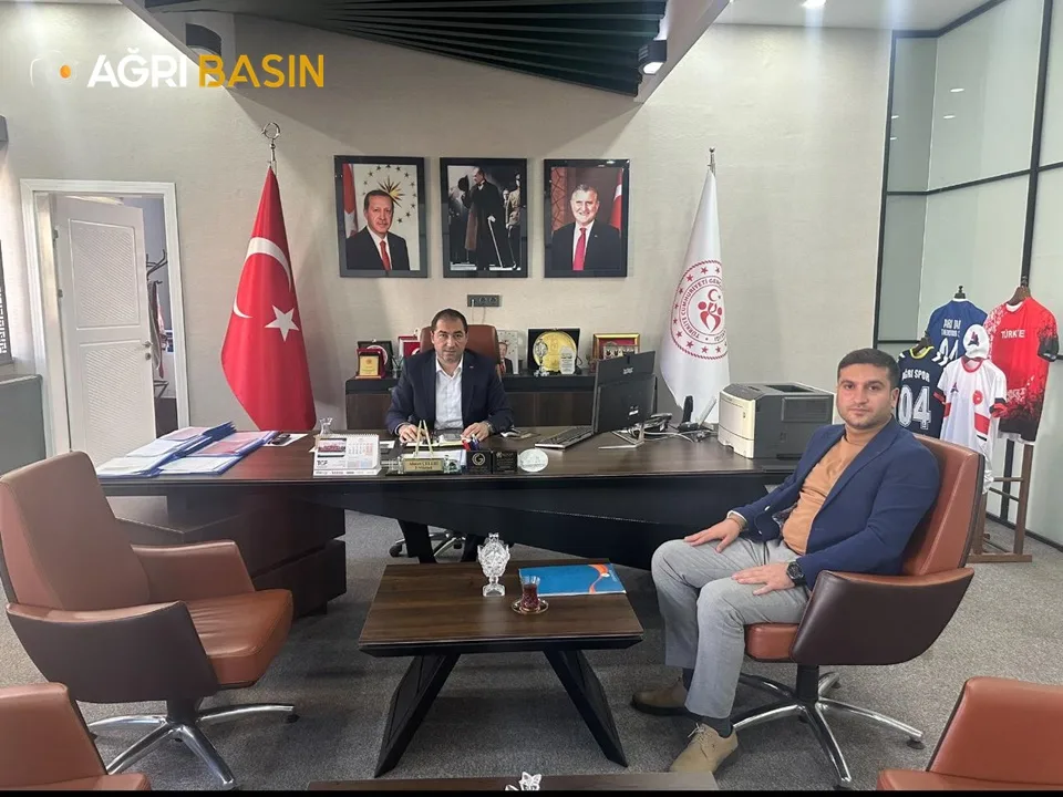 Büro Memur-Sen Ağrı Şube Başkanı Emrah Yıldız'dan Kurum Amirlerine Ziyaret
