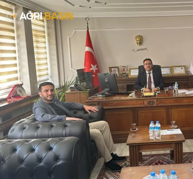 Büro Memur-Sen Ağrı Şube Başkanı Emrah Yıldız'dan Kurum Amirlerine Ziyaret