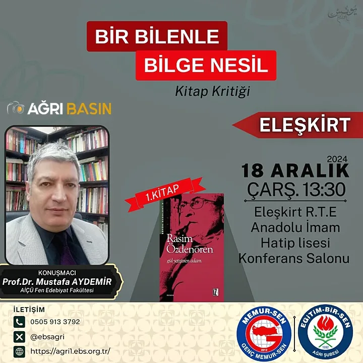 Ağrı’da "Bir Bilenle Bilge Nesil" Projesi Başladı