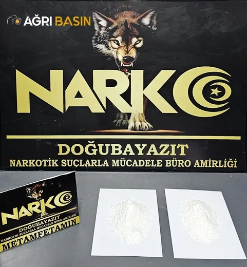 Ağrı'da 1 Kilo 44 Gram Metamfetamin Ele Geçirildi