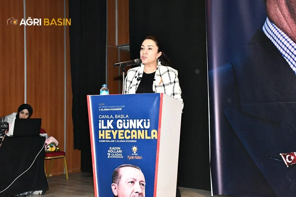 AK Parti Ağrı Kadın Kolları 7. Olağan Kongresi Gerçekleşti