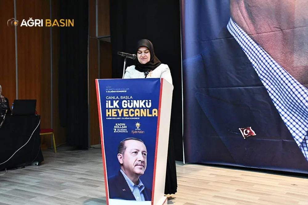 AK Parti Ağrı Kadın Kolları 7. Olağan Kongresi Gerçekleşti