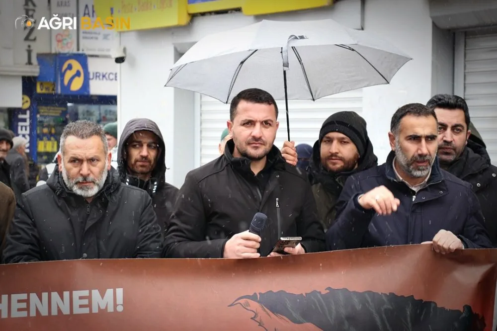 Ağrı’dan Gazze’ye Destek: İsrail’in İşgal Planına Tepki