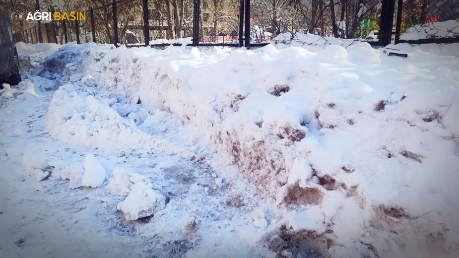 Ağrı Eksi 25 Dereceyle Buz Kesti!