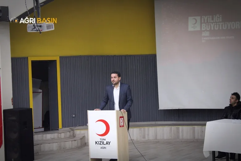Kızılay Ağrı Şubesi’nde Orhan Tatlı Yeniden Başkan Seçildi