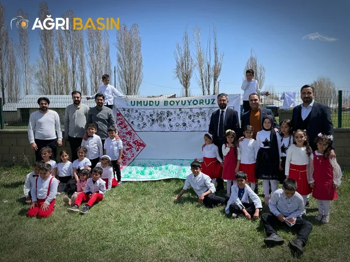 AK Parti Ağrı Gençlik Kolları'ndan Filistin’e Anlamlı Destek