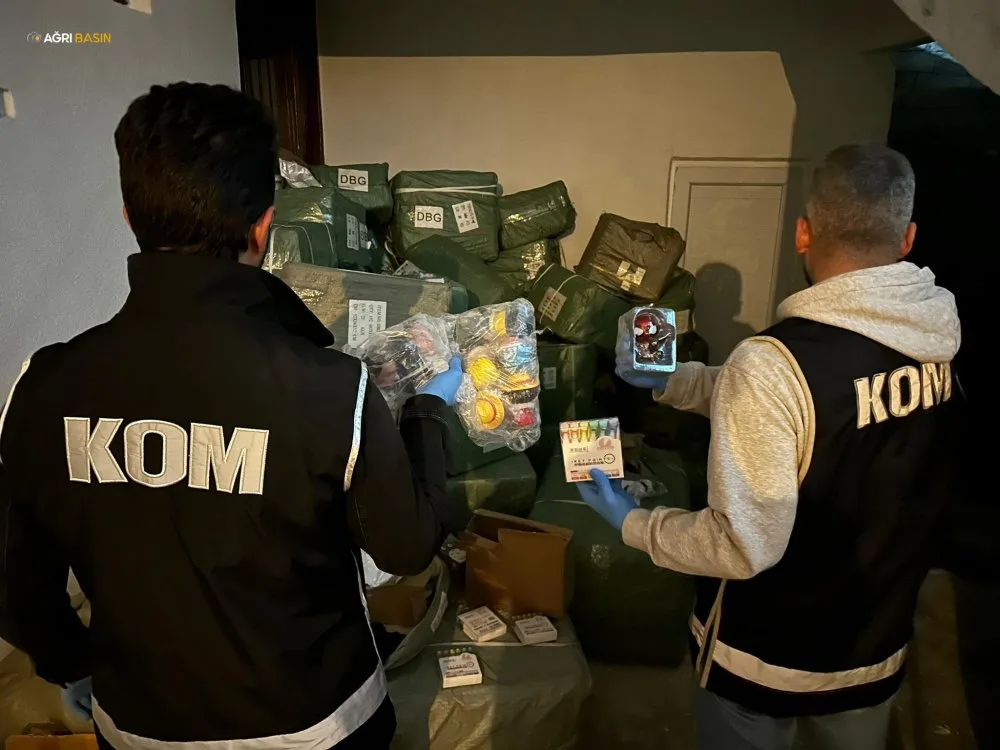 Ağrı’da 40 milyon liralık kaçak eşya ele geçirildi