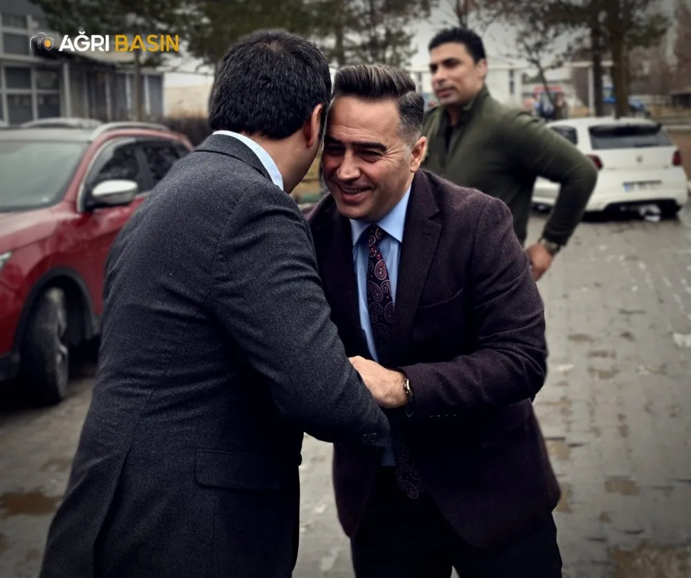 Ağrı Emniyet Müdürü Önder’den Şeker Fabrikası Müdür Erdoğan'a ziyaret