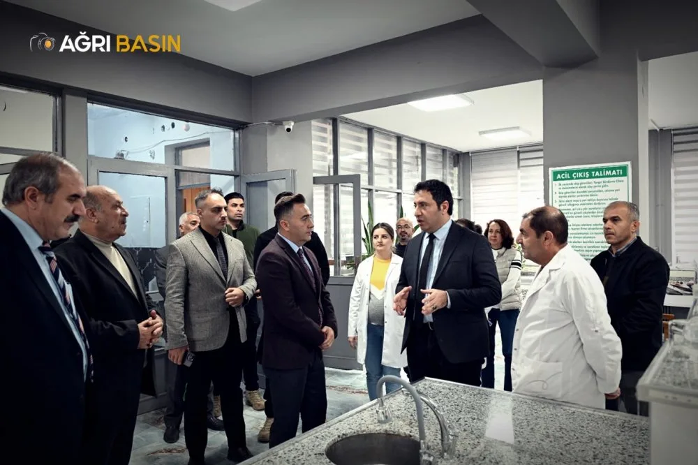 Ağrı Emniyet Müdürü Önder’den Şeker Fabrikası Müdür Erdoğan'a ziyaret
