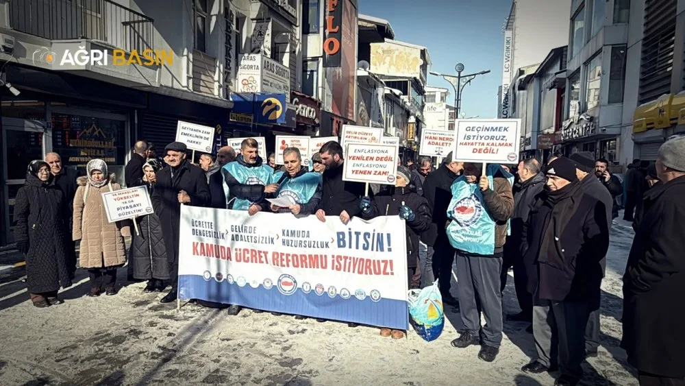 Memur-Sen Ağrı: Kamuda Ücret Reformu İstiyoruz!