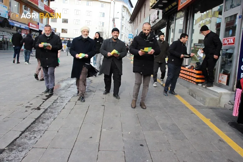 HÜDA PAR Ağrı Teşkilatı Kürtçe Eğitim İçin Sahada