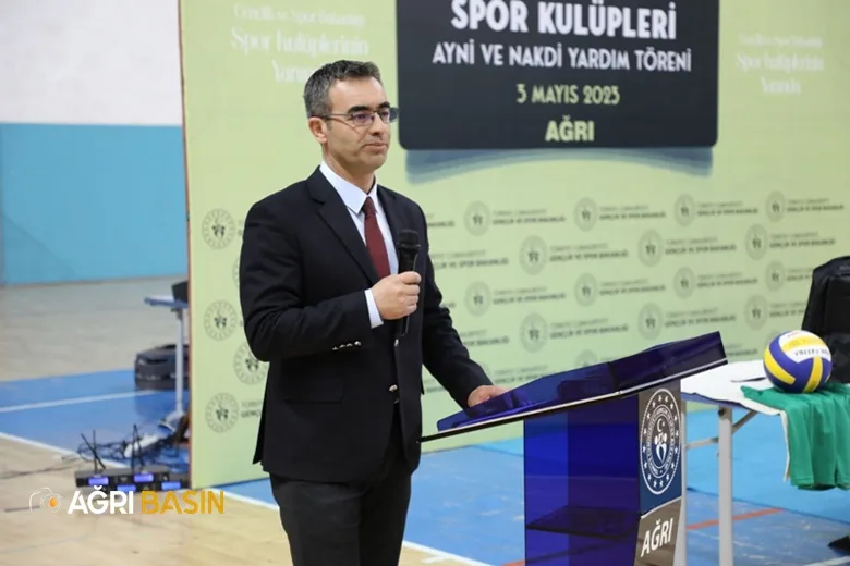 Ağrı’da Amatör Spor Kulüplerine 1 Milyon 80 Bin TL Destek