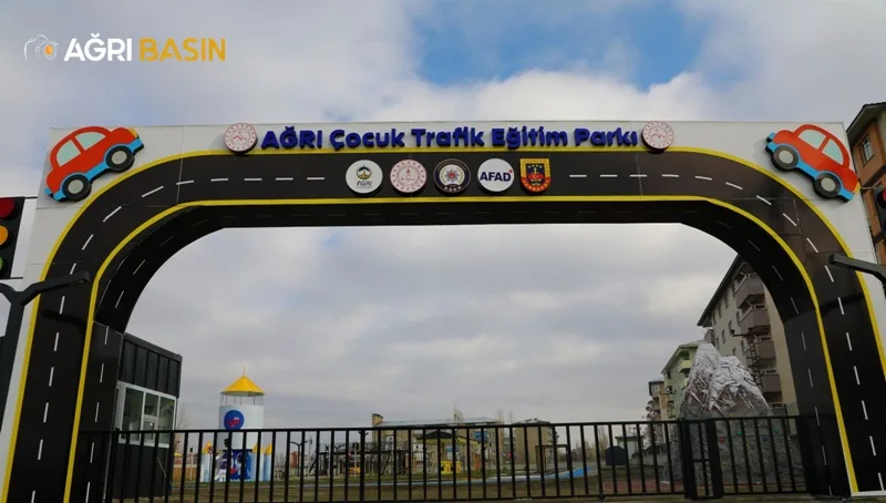 Ağrı’da Çocuk Trafik Eğitim Parkı hizmet için gün sayıyor